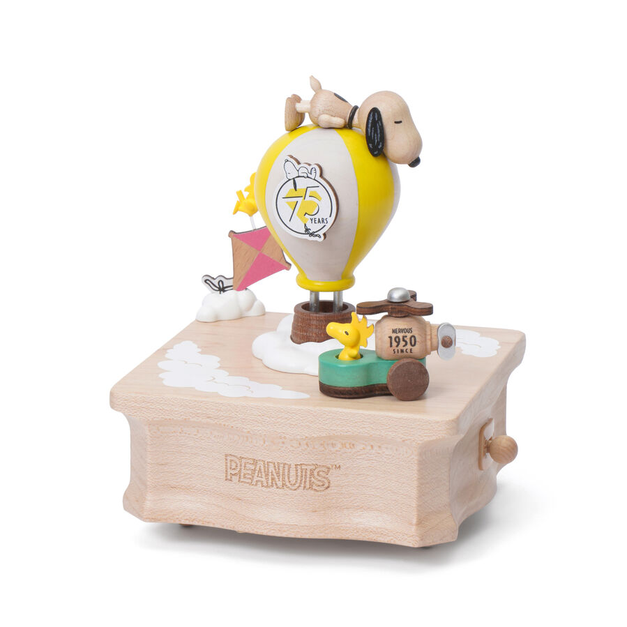 Montgolfière et hélice Boîte à musique tourbillonnante