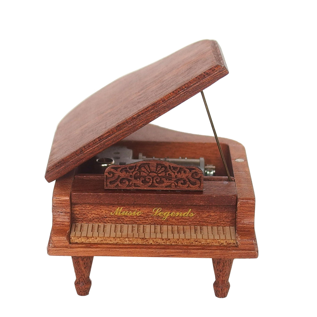 Boîte à musique piano à queue marron