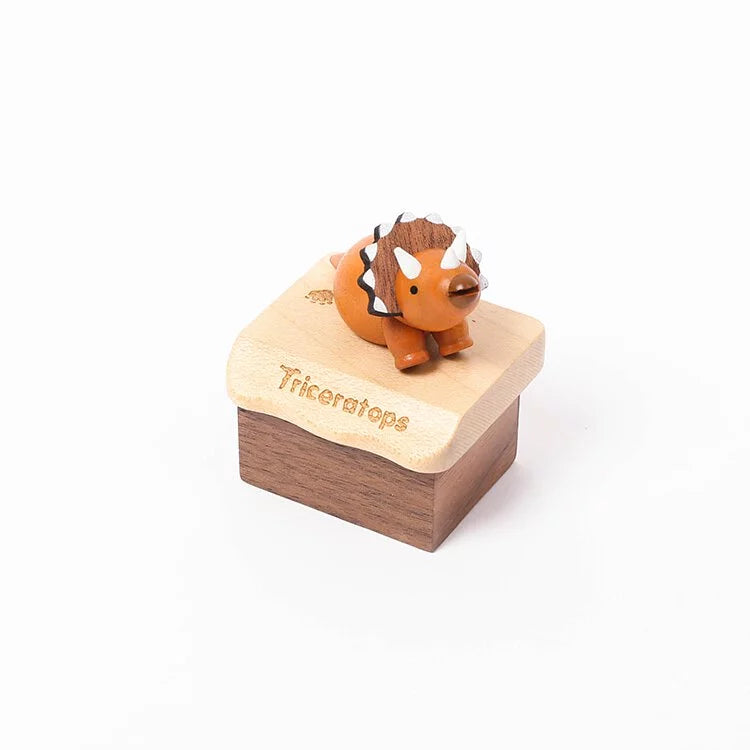 Boîte à Musique Miniature Triceratops