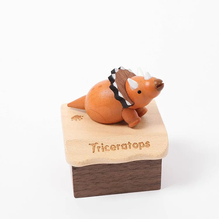 Boîte à Musique Miniature Triceratops